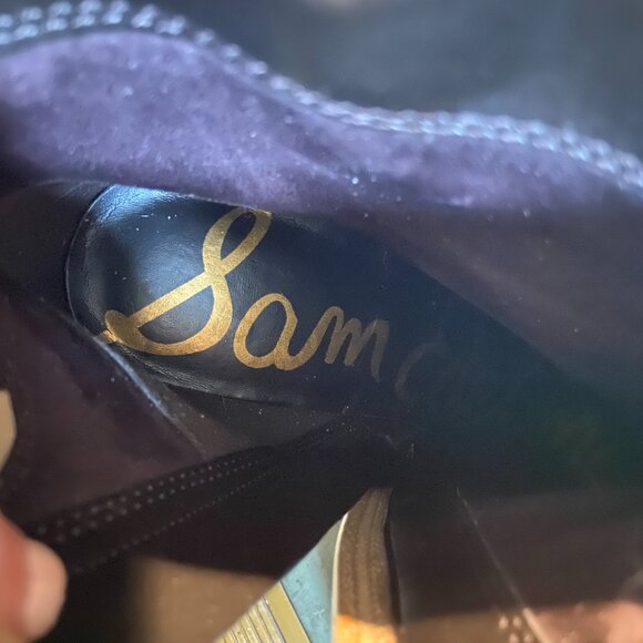 Sam Edelman Animal Print Leopard Cheetah Chunky Heel Boots 8.5 - Picture 6 of 6